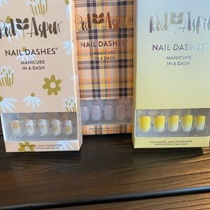 Nail Dashes, 3 sets. Brand new in boxes.